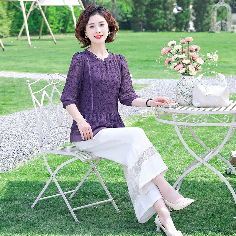 PIERRE CARDIN Chiffon Shirt Women's-3