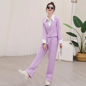 PIERRE CARDIN Casual Suit Women's Purple