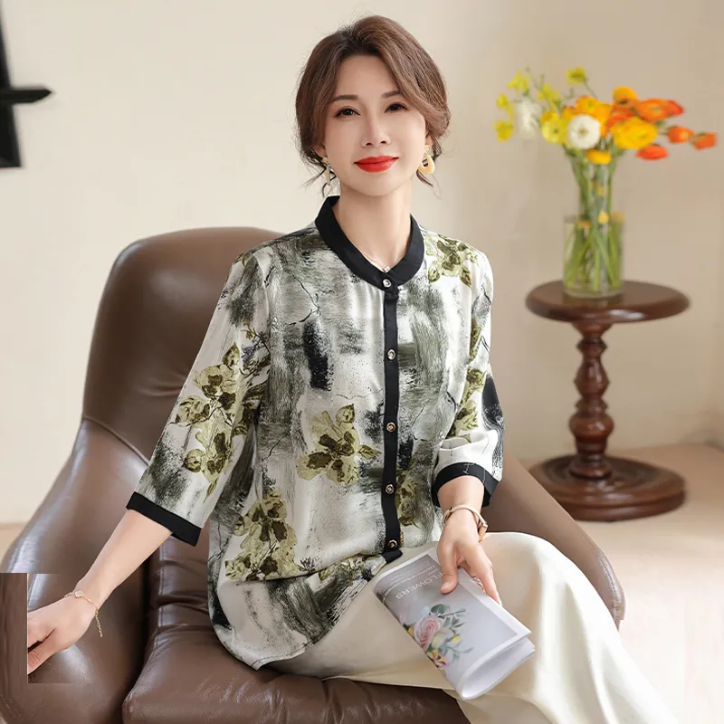 PIERRE CARDIN Chiffon Shirt Women's-1