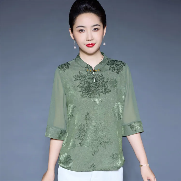 PIERRE CARDIN Chiffon Shirt Women's-7