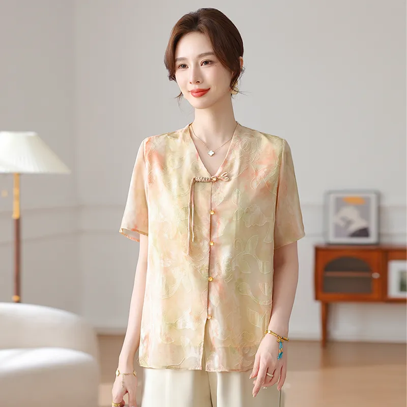 PIERRE CARDIN Chiffon Shirt Women's-6