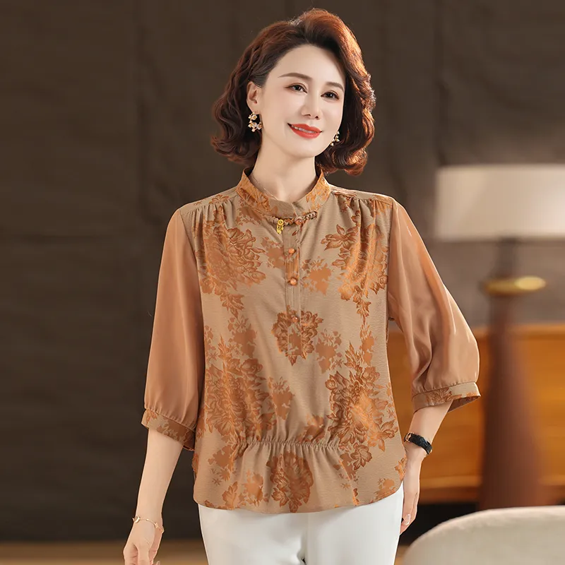 PIERRE CARDIN Chiffon Shirt Women's-3