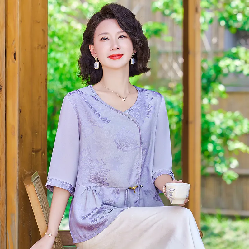 PIERRE CARDIN Chiffon Shirt Women's-7