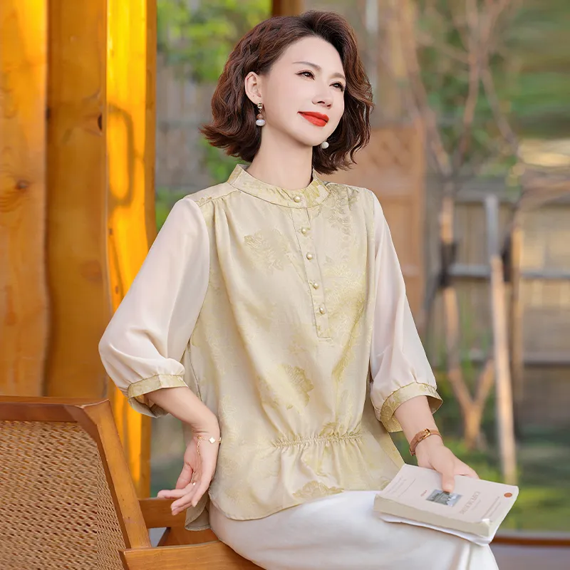 PIERRE CARDIN Chiffon Shirt Women's-6