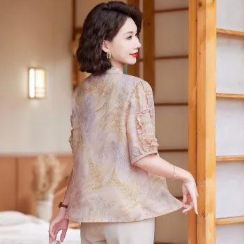 PIERRE CARDIN Chiffon Shirt Women's