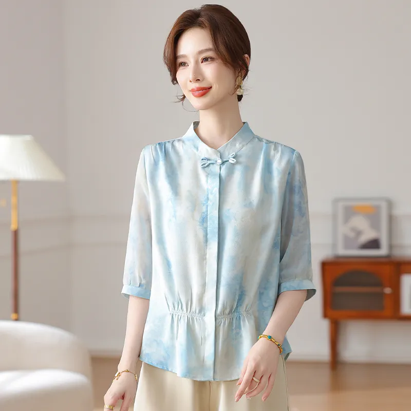 PIERRE CARDIN Chiffon Shirt Women's-3