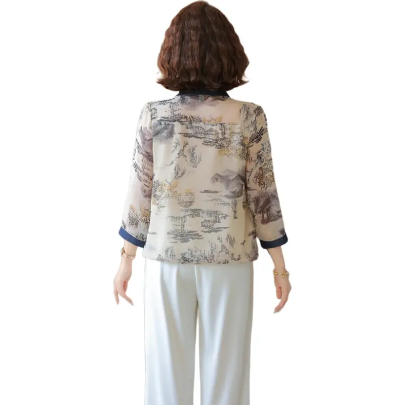 PIERRE CARDIN Chiffon Shirt Women's-2