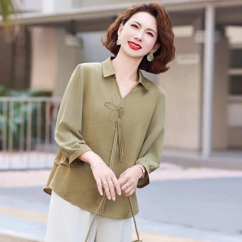 PIERRE CARDIN Chiffon Shirt Women's-13
