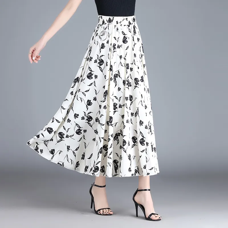 PIERRE CARDIN Casual Long Skirt Women's-4