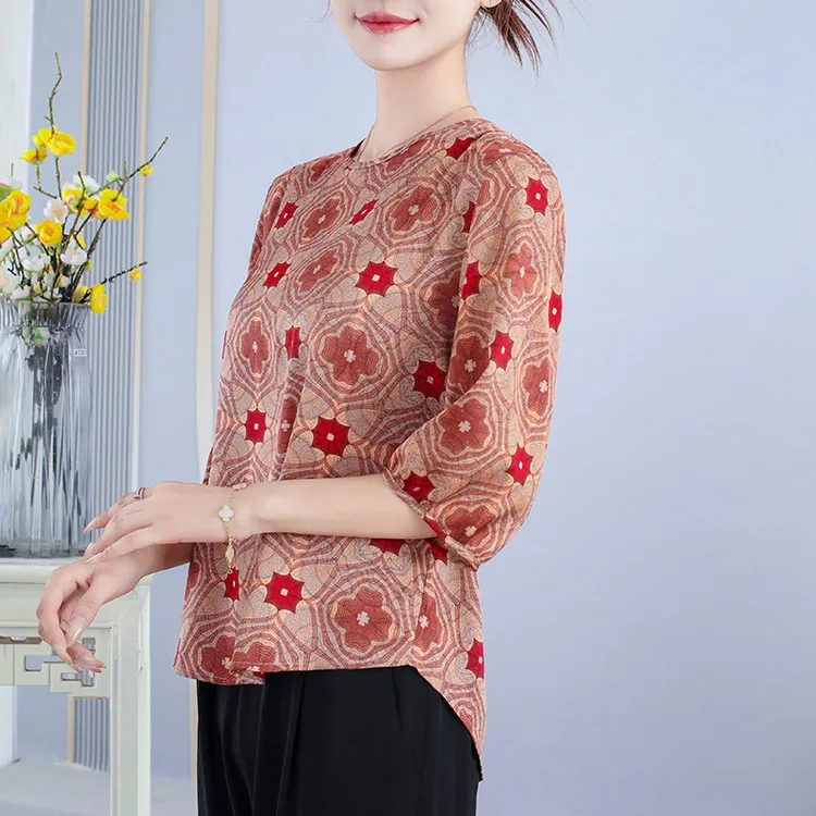 PIERRE CARDIN Chiffon Shirt Women's-3