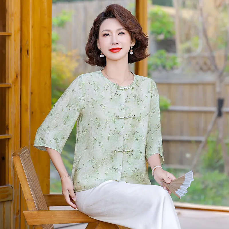 PIERRE CARDIN Chiffon Shirt Women's-7