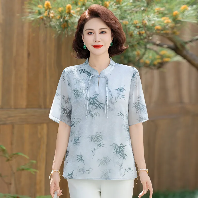 PIERRE CARDIN Chiffon Shirt Women's-7