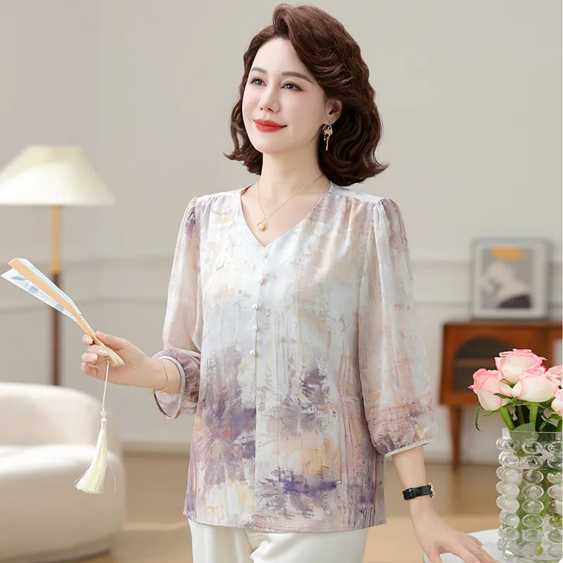 PIERRE CARDIN Chiffon Shirt Women's-3