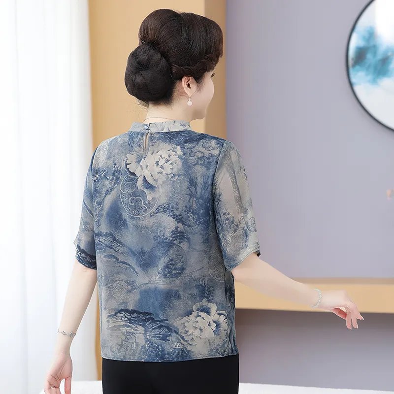PIERRE CARDIN Chiffon Shirt Women's-4