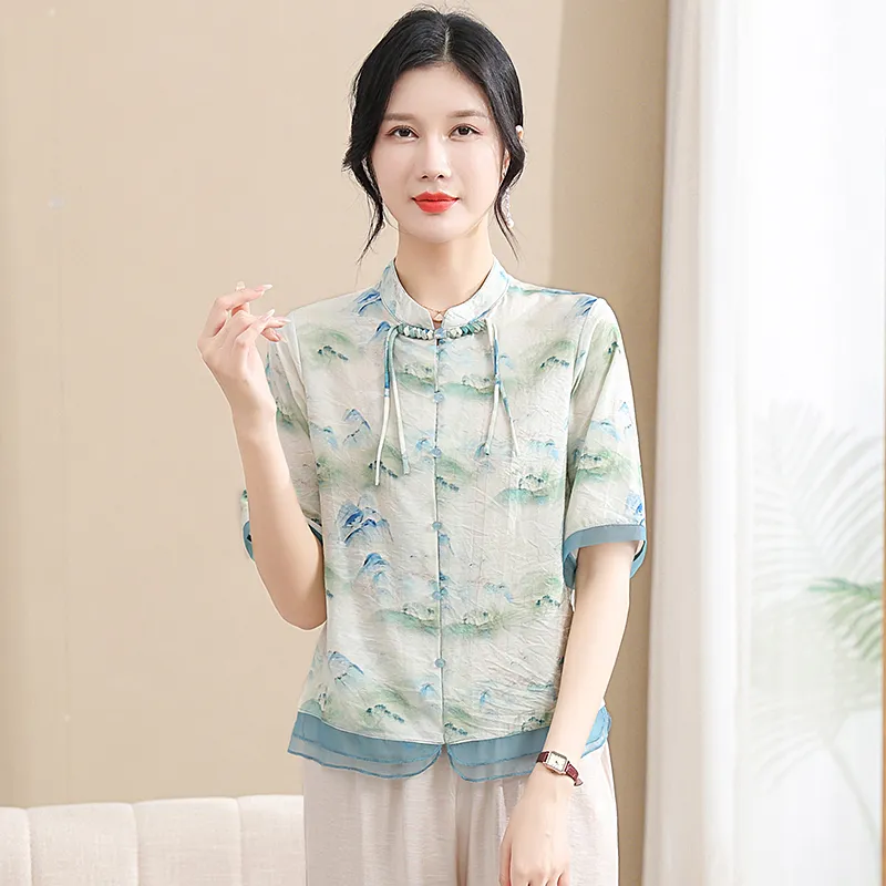 PIERRE CARDIN Chiffon Shirt Women's-2