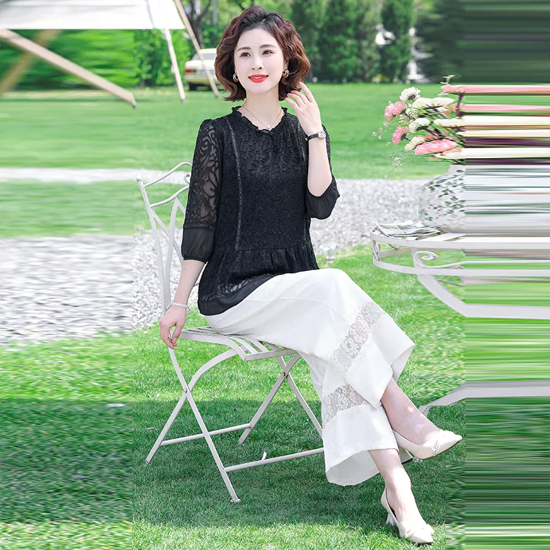PIERRE CARDIN Chiffon Shirt Women's-11