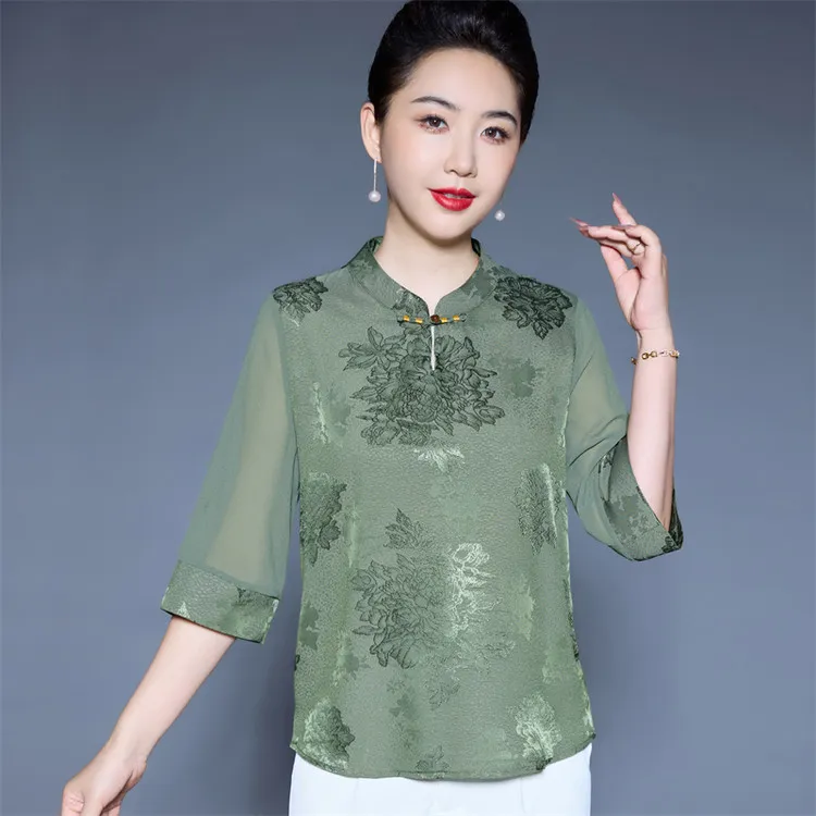 PIERRE CARDIN Chiffon Shirt Women's-6
