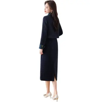 PIERRE CARDIN Skirt Set Women's Dark Blue