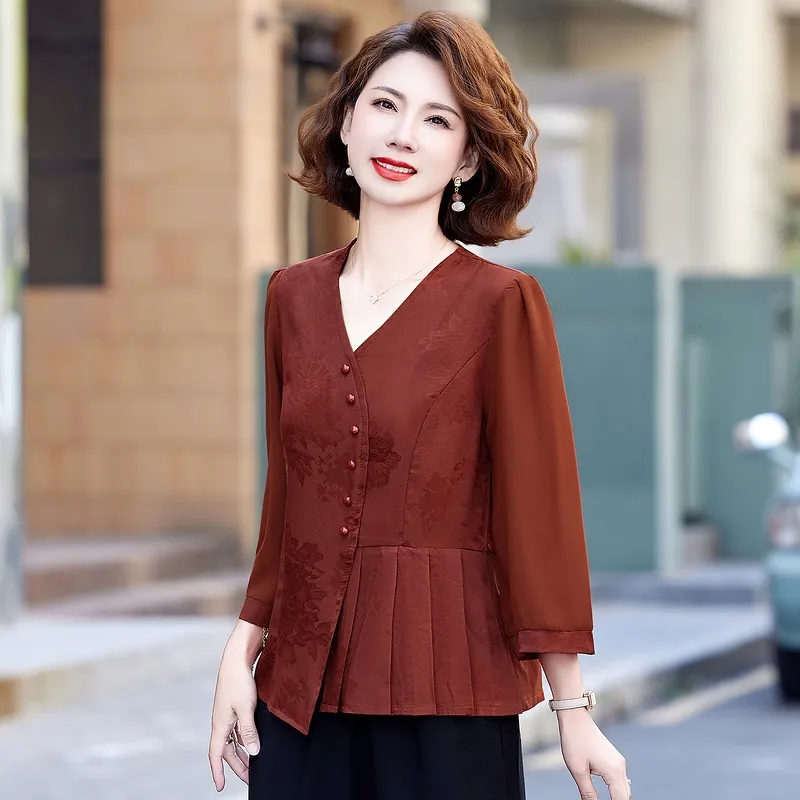 PIERRE CARDIN Chiffon Shirt Women's-13