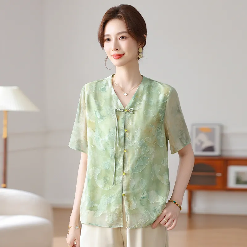 PIERRE CARDIN Chiffon Shirt Women's-2