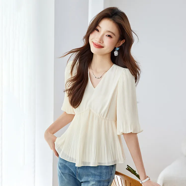 PIERRE CARDIN Chiffon Shirt Women's-4