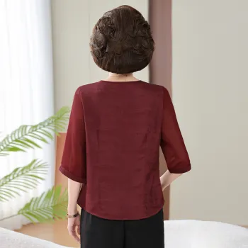 PIERRE CARDIN Chiffon Shirt Women's