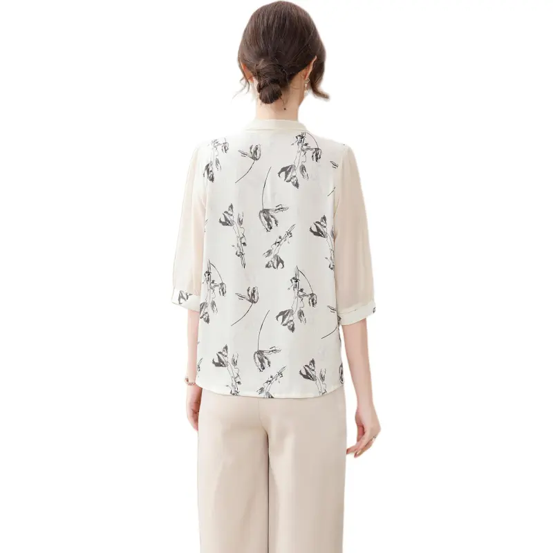 PIERRE CARDIN Chiffon Shirt Women's-3
