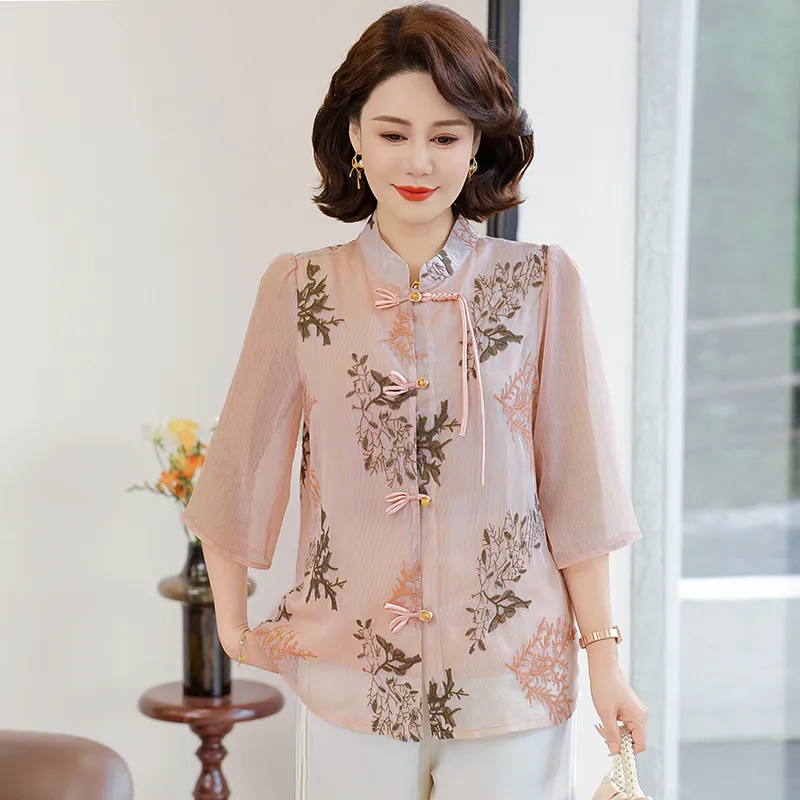 PIERRE CARDIN Chiffon Shirt Women's-1