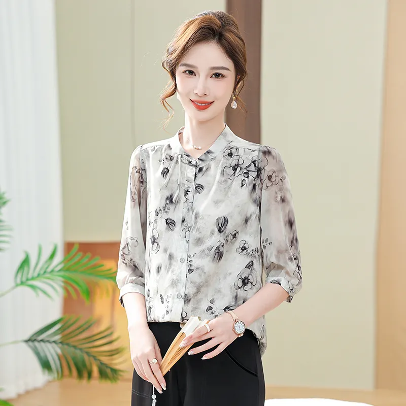 PIERRE CARDIN Chiffon Shirt Women's-1