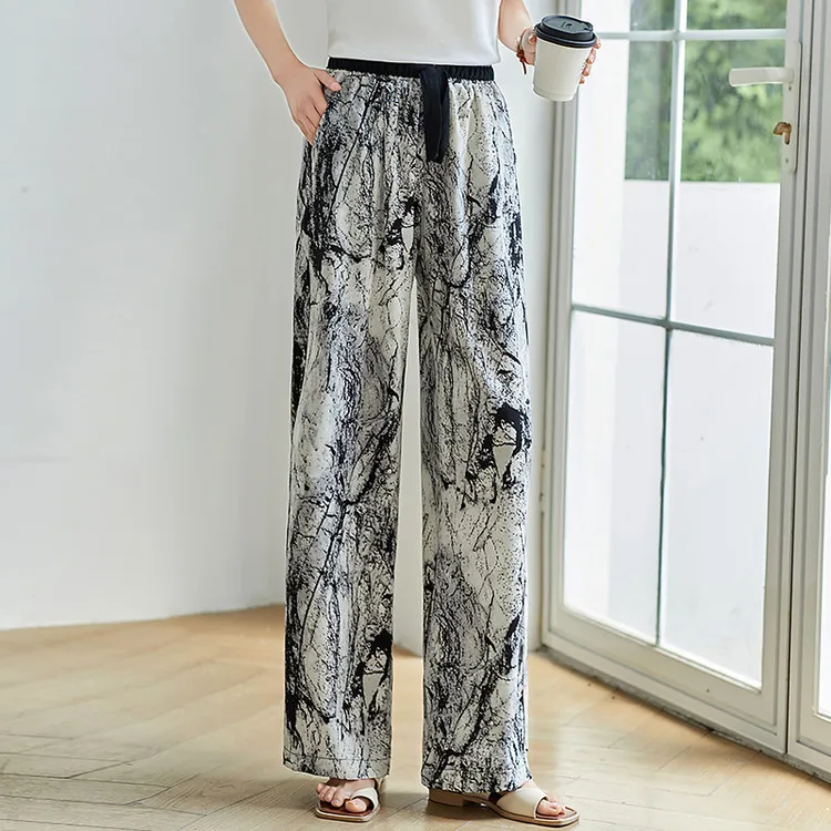 PIERRE CARDIN Casual Pants Women's Dali Pattern-3