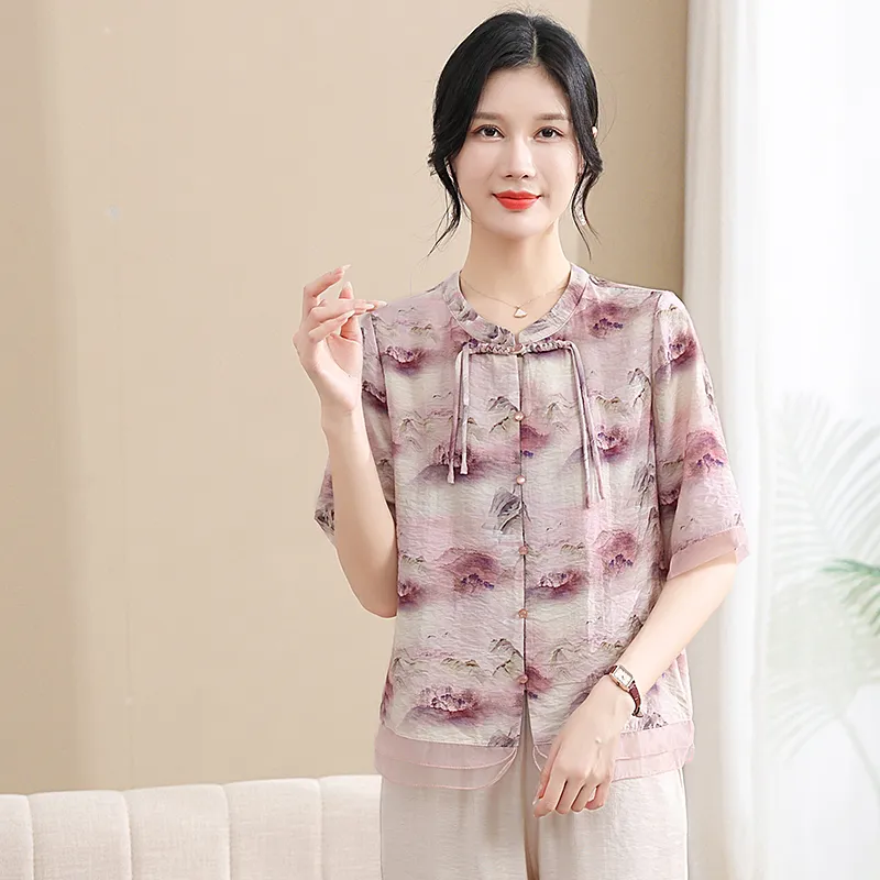 PIERRE CARDIN Chiffon Shirt Women's-6