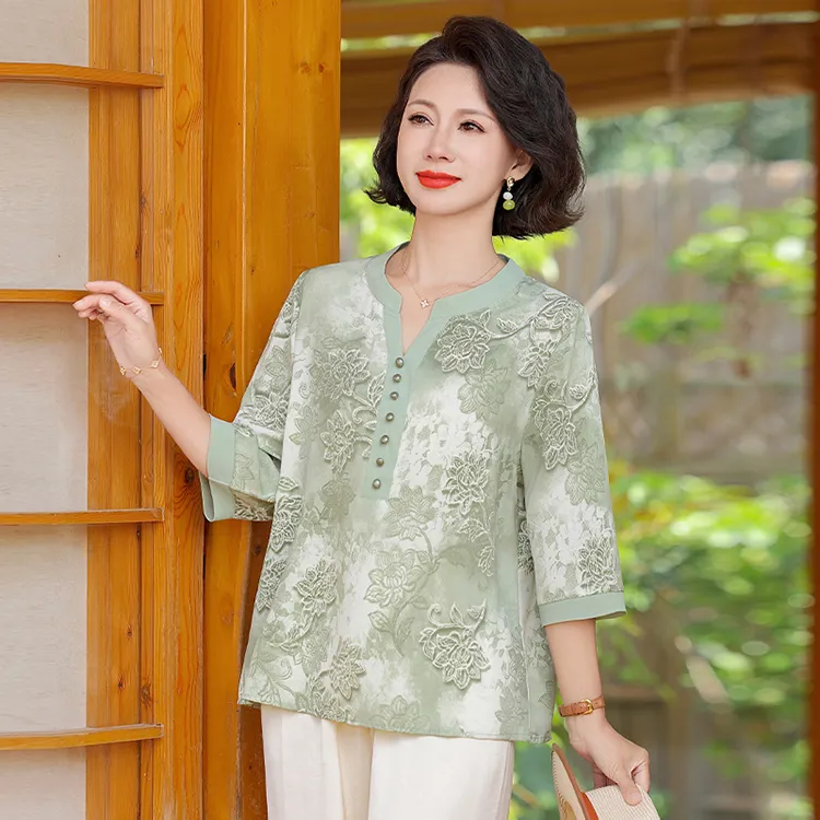 PIERRE CARDIN Chiffon Shirt Women's-9