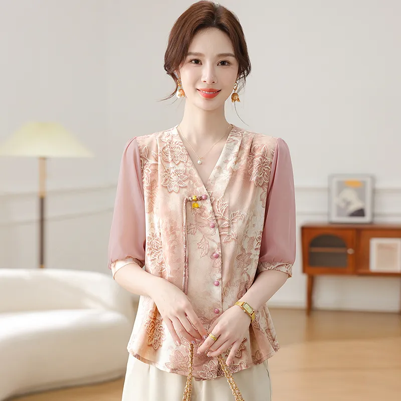 PIERRE CARDIN Chiffon Shirt Women's-1