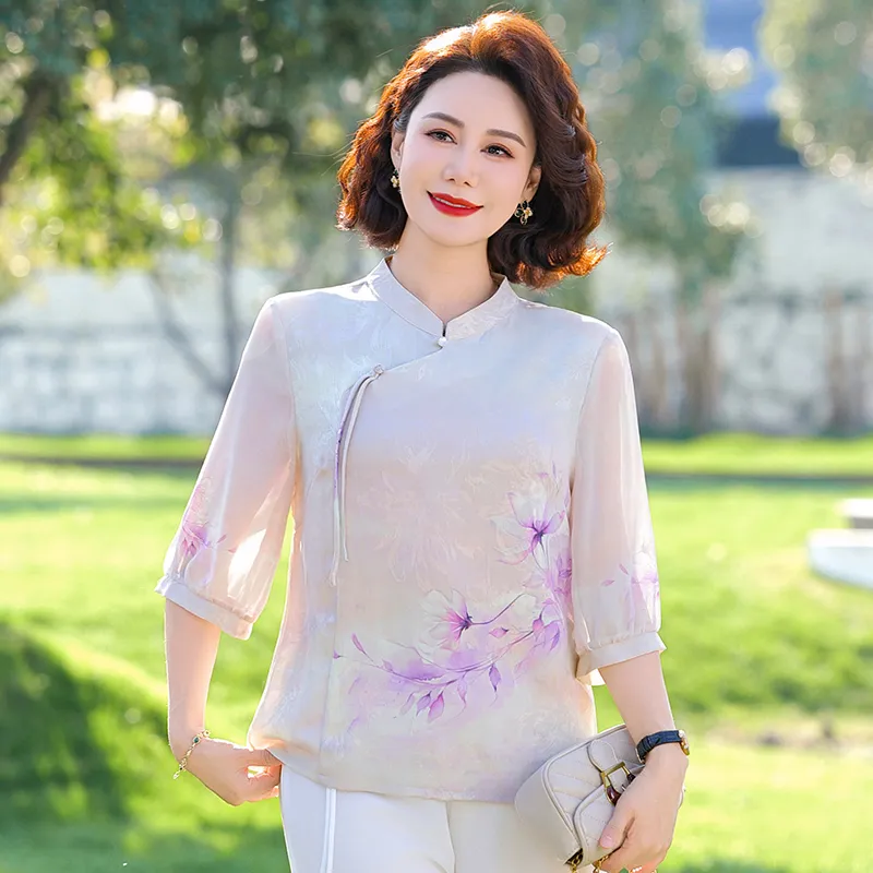 PIERRE CARDIN Chiffon Shirt Women's-1