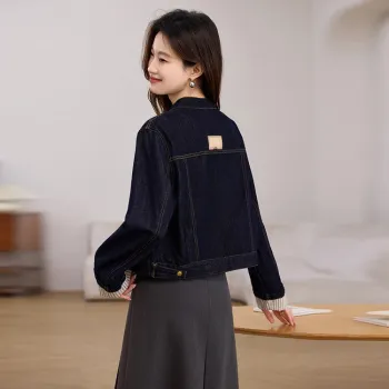 PIERRE CARDIN Denim Jacket Women's Black