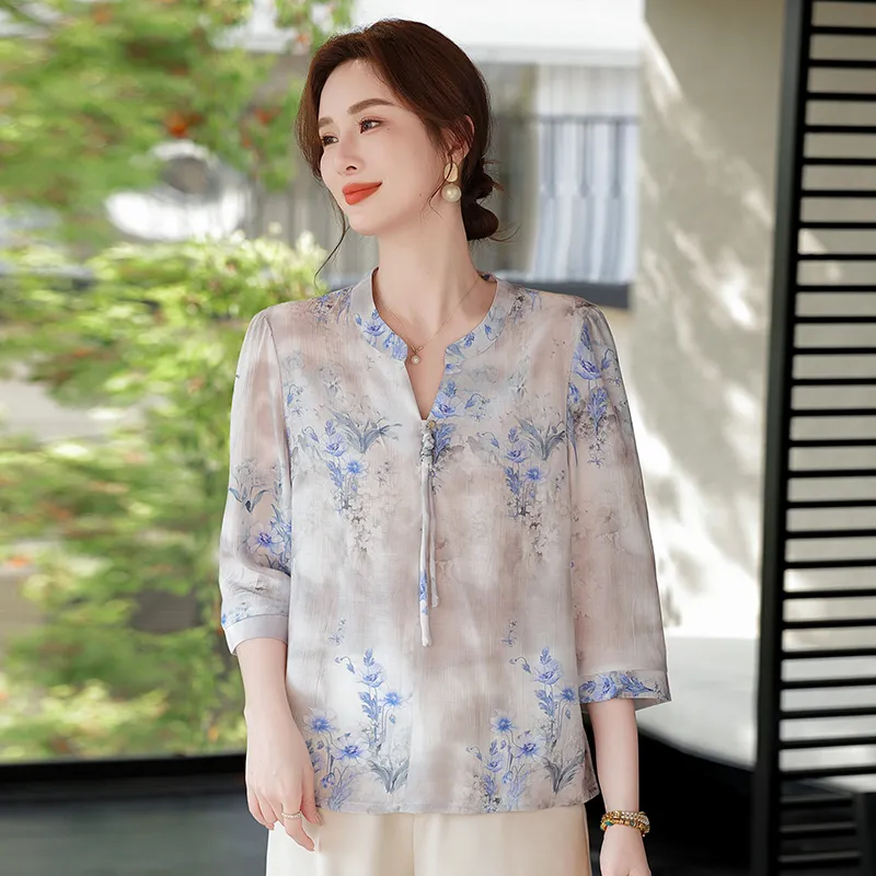 PIERRE CARDIN Chiffon Shirt Women's-1