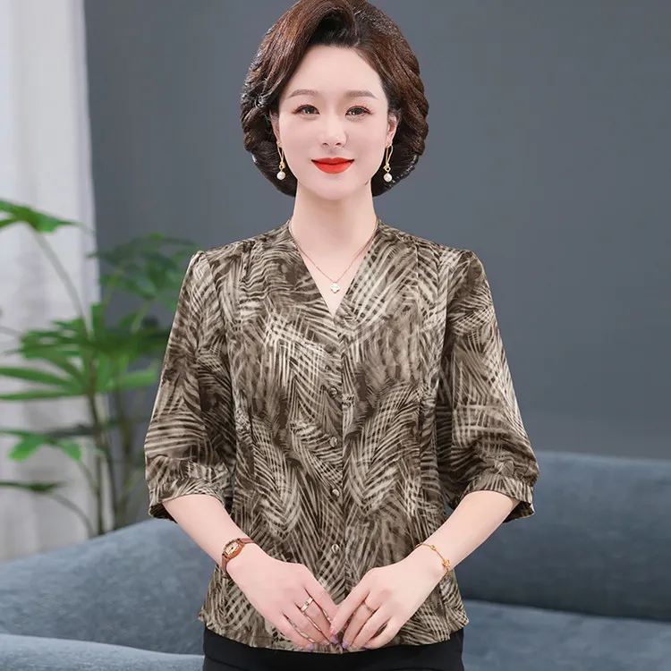 PIERRE CARDIN Chiffon Shirt Women's-4