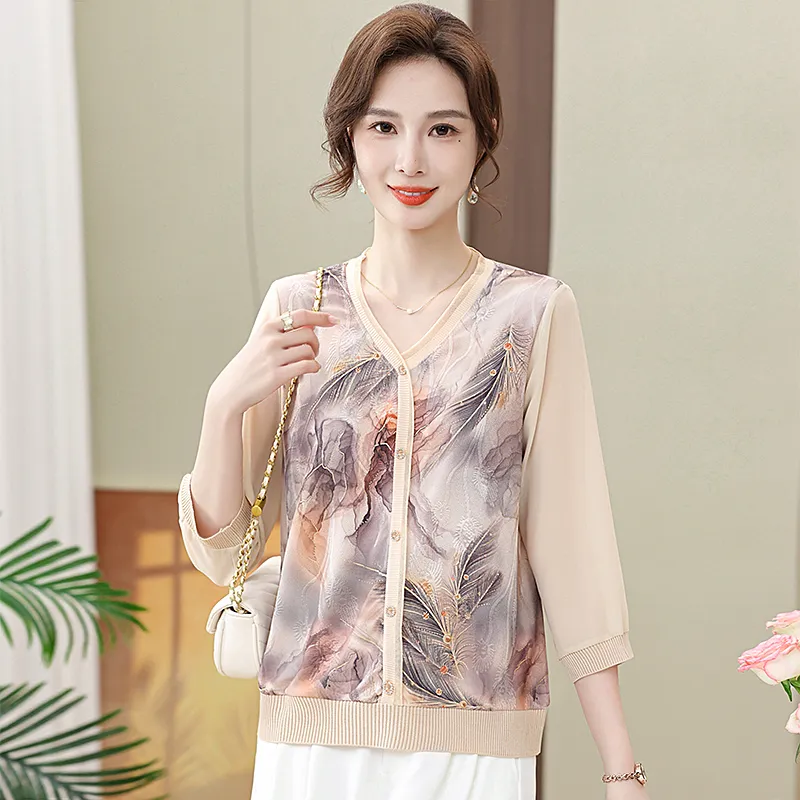PIERRE CARDIN Chiffon Shirt Women's-3