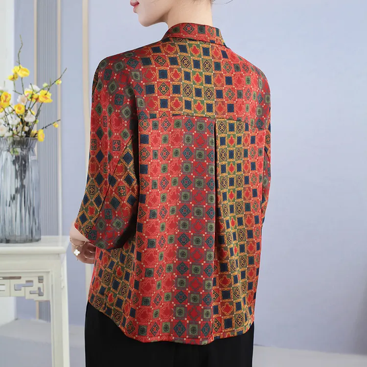 PIERRE CARDIN Chiffon Shirt Women's-7