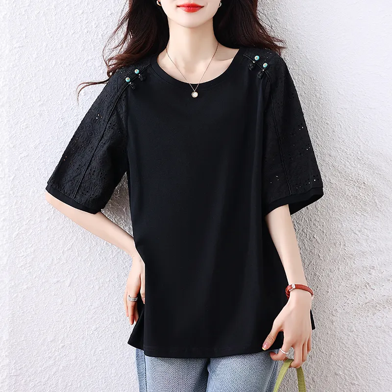 PIERRE CARDIN T Shirts Women's Black-3
