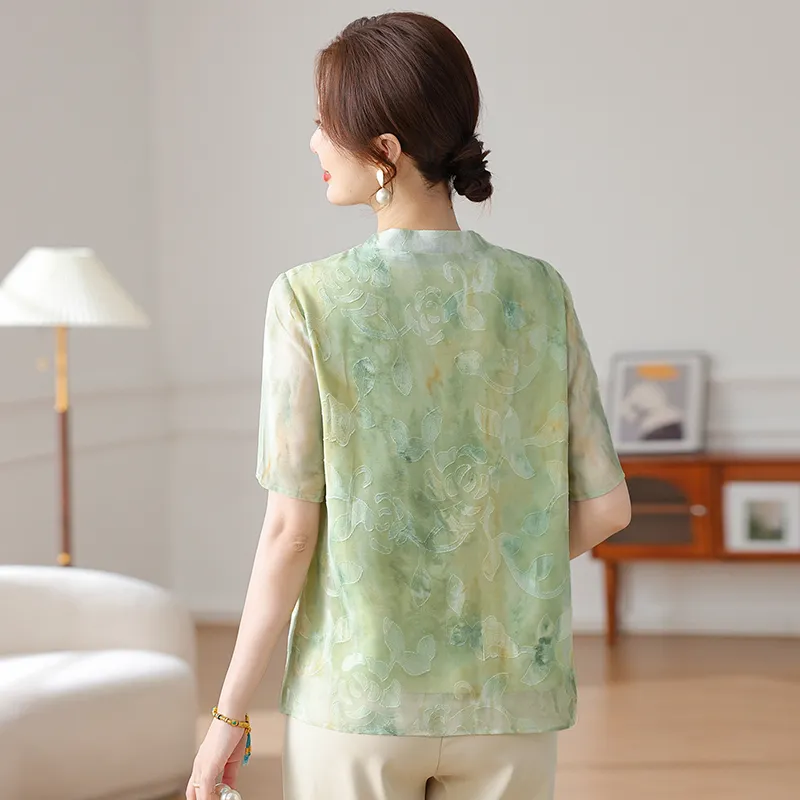 PIERRE CARDIN Chiffon Shirt Women's-1