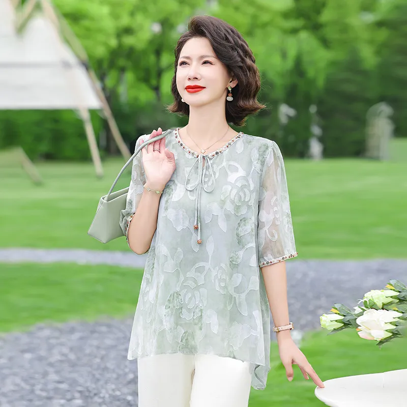 PIERRE CARDIN Chiffon Shirt Women's-2