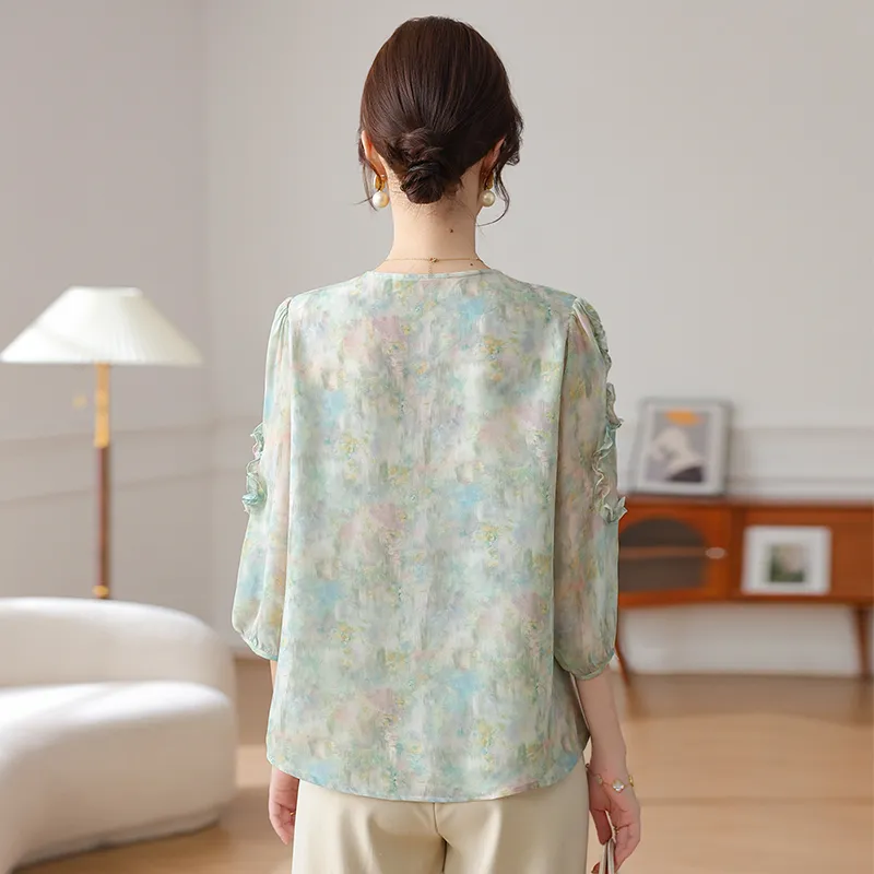 PIERRE CARDIN Chiffon Shirt Women's-0