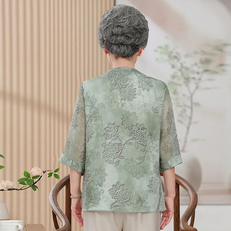 PIERRE CARDIN Chiffon Shirt Women's-5