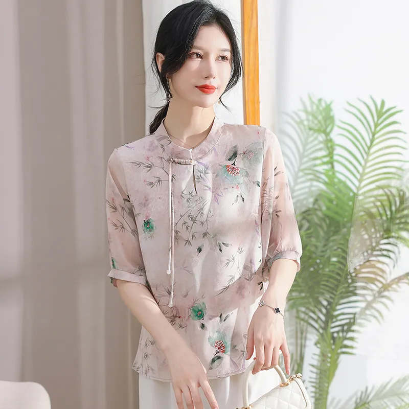 PIERRE CARDIN Chiffon Shirt Women's-3