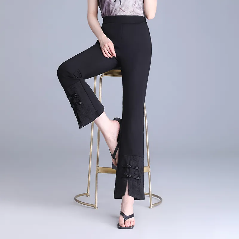 PIERRE CARDIN Casual Pants Women's Black-2
