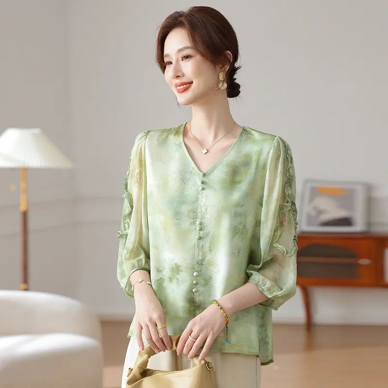 PIERRE CARDIN Chiffon Shirt Women's-2