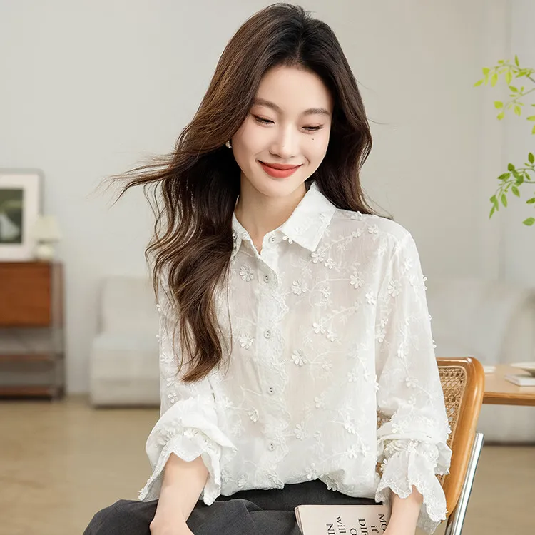 PIERRE CARDIN Shirt Women's White-4