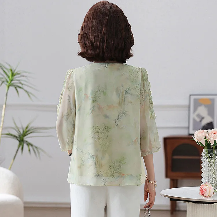 PIERRE CARDIN Chiffon Shirt Women's-2