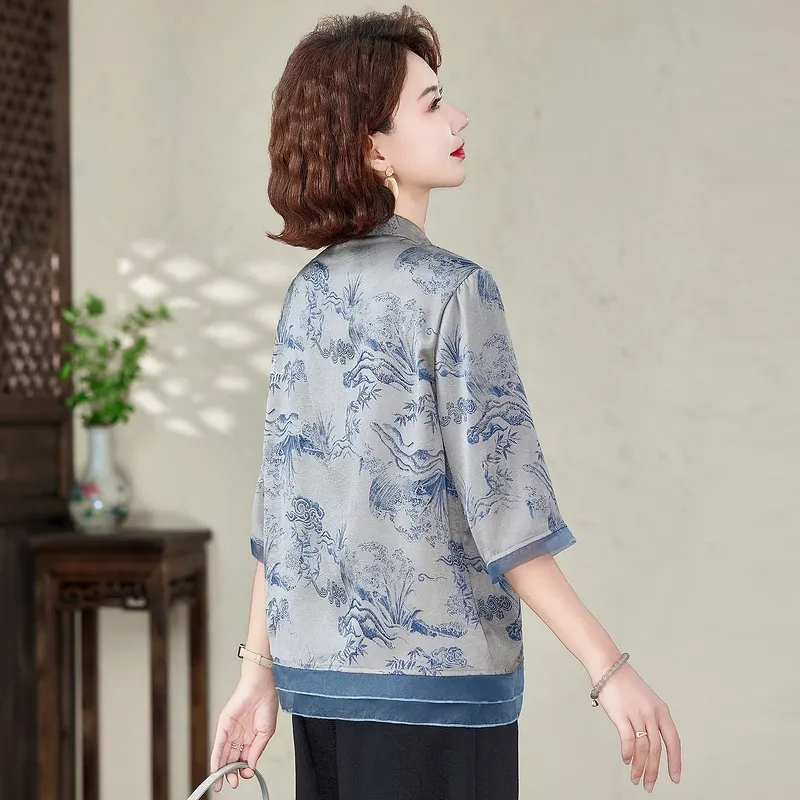 PIERRE CARDIN Chiffon Shirt Women's-8